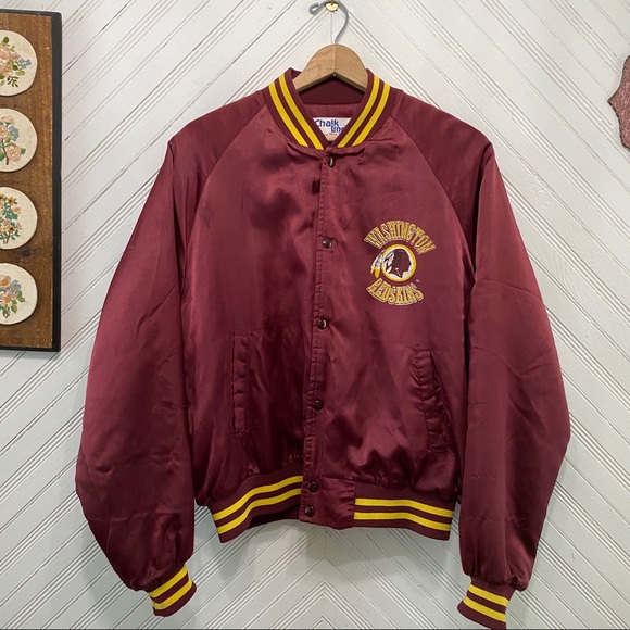Vintage Other - Vintage 1980s Washington Redskins Snap Bomber